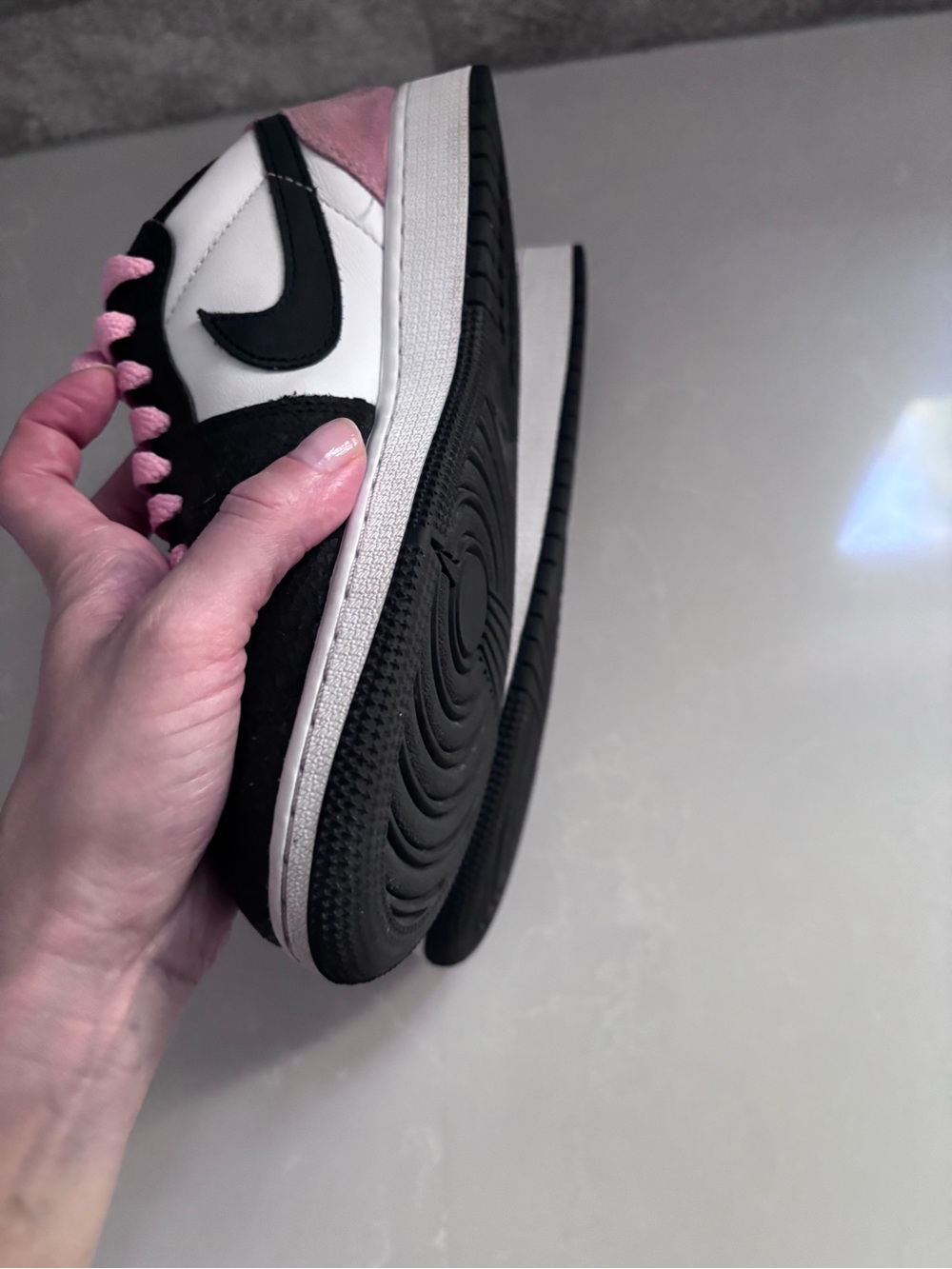 Nike Air Jordan 1 Low “Pink Wash” Sneakers – Women’s Size 7 - Picture 5 of 12